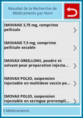 Médicaments InZeBox GRATUIT android App screenshot 13