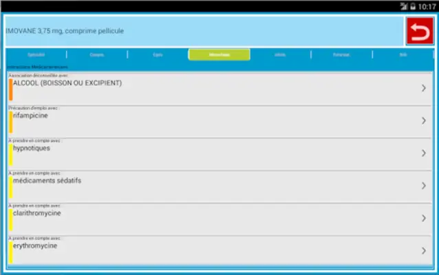 Médicaments InZeBox GRATUIT android App screenshot 3